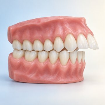 Ejemplo de dientes protruidos